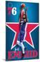 NBA Philadelphia 76ers - Joel Embiid 20-Trends International-Mounted Poster