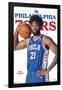 NBA Philadelphia 76ers - Joel Embiid Feature Series 23-Trends International-Framed Poster