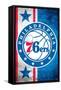 NBA Philadelphia 76ers - Logo 15-Trends International-Framed Stretched Canvas