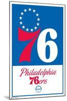 NBA Philadelphia 76ers - Logo 21-Trends International-Mounted Poster