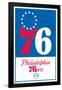 NBA Philadelphia 76ers - Logo 21-Trends International-Framed Poster