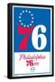 NBA Philadelphia 76ers - Logo 21-Trends International-Framed Poster