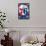 NBA Philadelphia 76ers - Maximalist Logo 23-Trends International-Framed Poster displayed on a wall