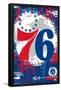 NBA Philadelphia 76ers - Maximalist Logo 23-Trends International-Framed Poster