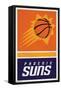 NBA Phoenix Suns - Logo 20-Trends International-Framed Stretched Canvas