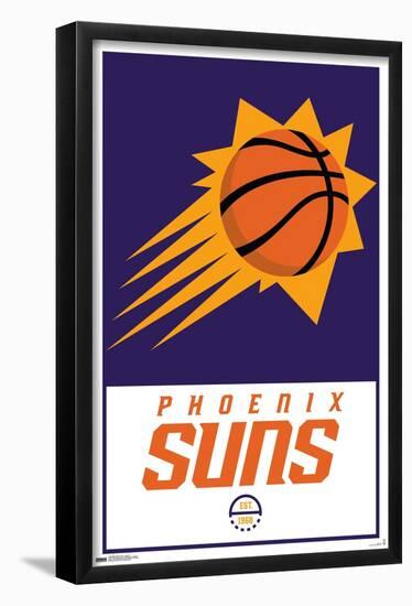 NBA Phoenix Suns - Logo 21-Trends International-Framed Poster