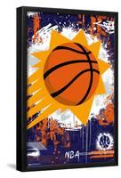 NBA Phoenix Suns - Maximalist Logo 23-Trends International-Framed Poster