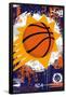 NBA Phoenix Suns - Maximalist Logo 23-Trends International-Framed Poster