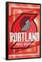 NBA Portland Trail Blazers - Logo 17-Trends International-Framed Poster