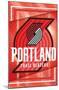 NBA Portland Trail Blazers - Logo 17-Trends International-Mounted Poster