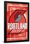 NBA Portland Trail Blazers - Logo 17-Trends International-Framed Poster