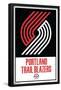 NBA Portland Trail Blazers - Logo 21-Trends International-Framed Poster