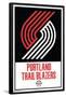 NBA Portland Trail Blazers - Logo 21-Trends International-Framed Poster