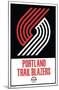 NBA Portland Trail Blazers - Logo 21-Trends International-Mounted Poster