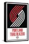 NBA Portland Trail Blazers - Logo 21-Trends International-Framed Stretched Canvas