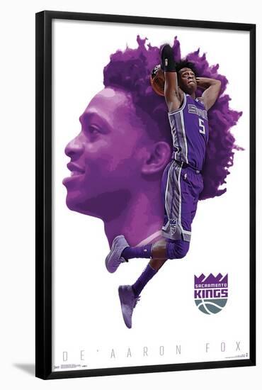 NBA Sacramento Kings - De'Aaron Fox 17-Trends International-Framed Poster