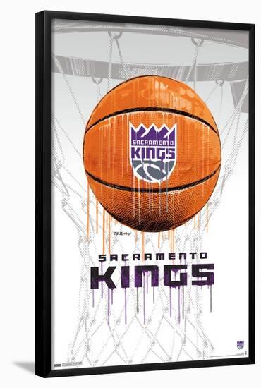 NBA Sacramento Kings - Drip Basketball 21-Trends International-Framed Poster