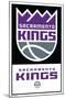 NBA Sacramento Kings - Logo 21-Trends International-Mounted Poster