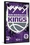 NBA Sacramento Kings - Maximalist Logo 23-Trends International-Framed Poster