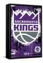 NBA Sacramento Kings - Maximalist Logo 23-Trends International-Framed Stretched Canvas