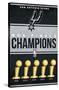 NBA San Antonio Spurs - Champions 23-Trends International-Stretched Canvas