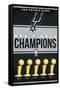 NBA San Antonio Spurs - Champions 23-Trends International-Framed Stretched Canvas