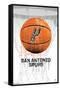 NBA San Antonio Spurs - Drip Basketball 21-Trends International-Framed Stretched Canvas