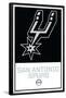 NBA San Antonio Spurs - Logo 21-Trends International-Framed Poster