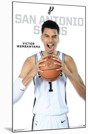 NBA San Antonio Spurs - Victor Wembanyama Feature Series 23-Trends International-Mounted Poster
