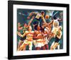 NBA (Sonics)-Allan Mardon-Framed Collectable Print