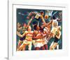 NBA (Sonics)-Allan Mardon-Framed Collectable Print