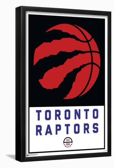 NBA Toronto Raptors - Logo 21-Trends International-Framed Poster