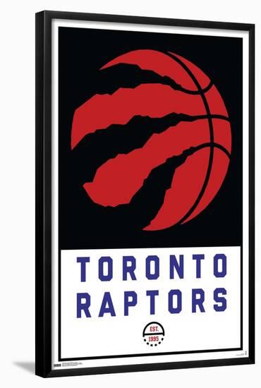 NBA Toronto Raptors - Logo 21-Trends International-Framed Poster