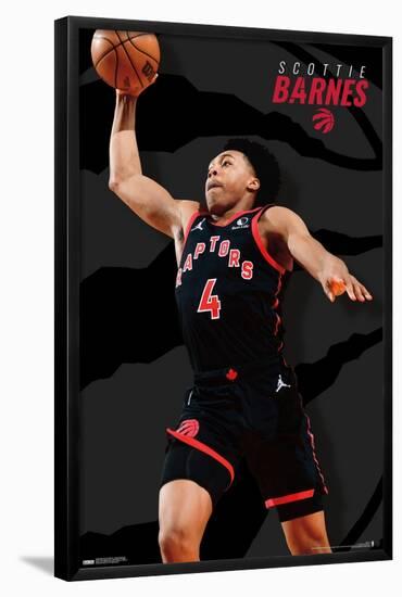 NBA Toronto Raptors - Scottie Barnes 22-Trends International-Framed Poster