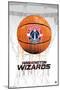 NBA Washington Wizards - Drip Basketball 21-Trends International-Mounted Poster