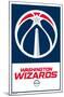 NBA Washington Wizards - Logo 21-Trends International-Mounted Poster