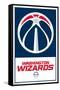 NBA Washington Wizards - Logo 21-Trends International-Framed Stretched Canvas