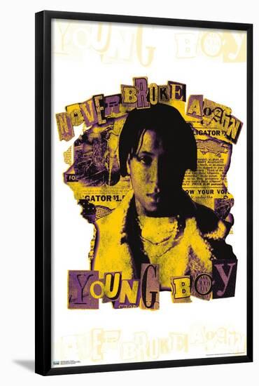 NBA Youngboy - Channel 9-Trends International-Framed Poster