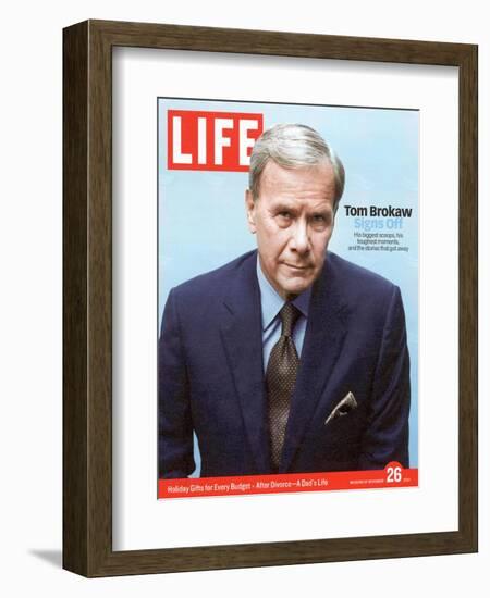 NBC News Anchor Tom Brokaw, November 26, 2004-Christian Witkin-Framed Photographic Print