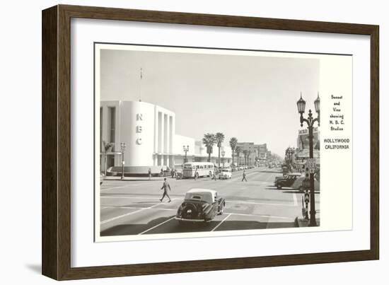 NBC Studios, Hollywood, Los Angeles, California-null-Framed Art Print