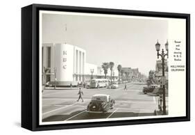 NBC Studios, Hollywood, Los Angeles, California-null-Framed Stretched Canvas