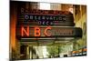 Nbc studios - Manhattan - New York City - United States-Philippe Hugonnard-Mounted Photographic Print