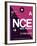 NCE Nice Luggage Tag 1-NaxArt-Framed Art Print