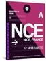 NCE Nice Luggage Tag 1-NaxArt-Stretched Canvas