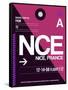 NCE Nice Luggage Tag 1-NaxArt-Framed Stretched Canvas