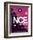 NCE Nice Luggage Tag 1-NaxArt-Framed Art Print
