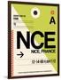 NCE Nice Luggage Tag 2-NaxArt-Framed Art Print