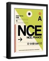 NCE Nice Luggage Tag 2-NaxArt-Framed Art Print