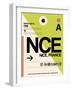 NCE Nice Luggage Tag 2-NaxArt-Framed Art Print