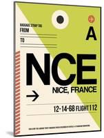 NCE Nice Luggage Tag 2-NaxArt-Mounted Art Print